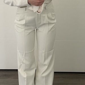 Aritzia White Effortless Pants